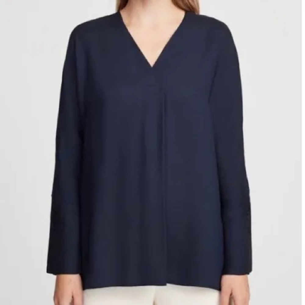 Cuyana Tunic in Navy Size S